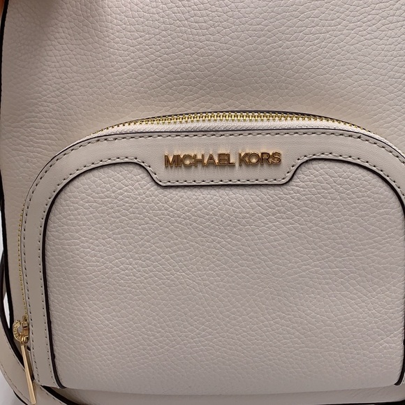 Michael Kors Jaycee Medium Pebbled Leather Backpack
Light Cream - Picture 13 of 13